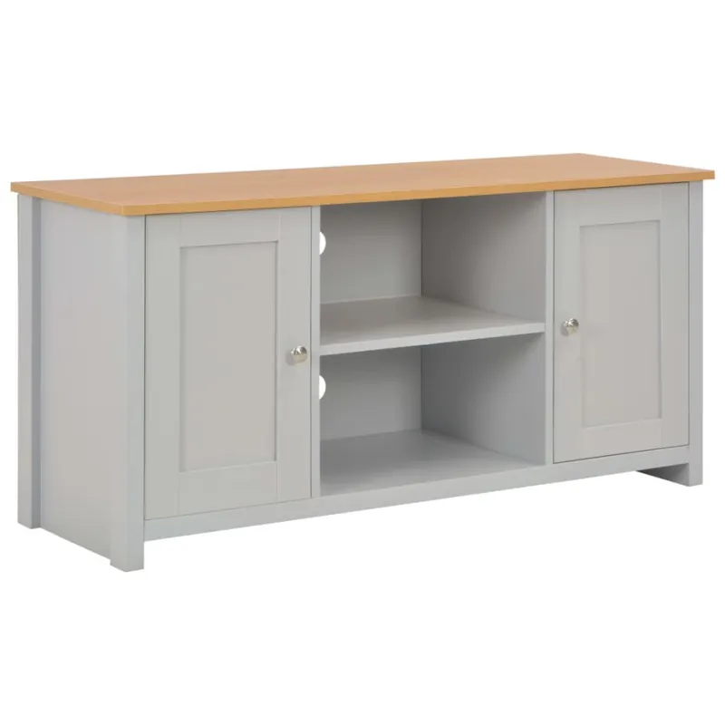 Szybka dostawa Szafka pod TV, szara, 120 x 39 x 58 cm