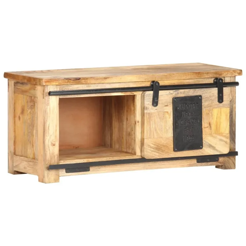 Kup teraz Szafka pod TV, 90x35x40 cm, lite drewno mango