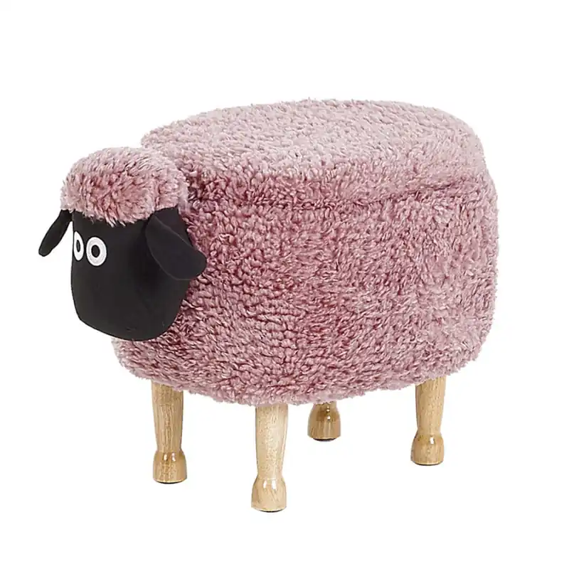 Obniżka ceny Pufa zwierzak ze schowkiem różowa SHEEP
