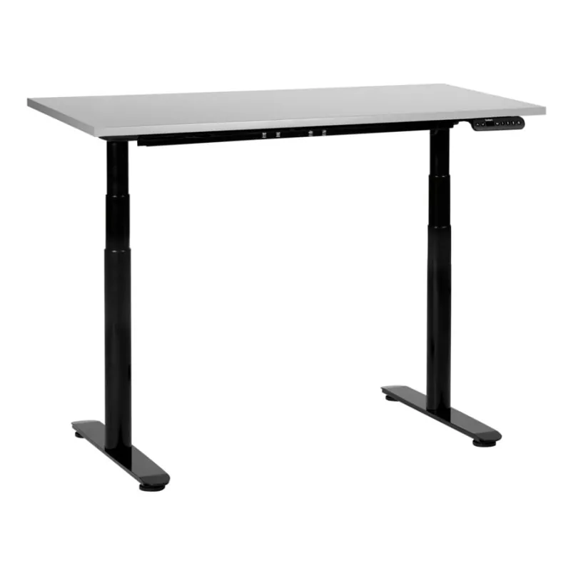 Wybór klientów Biurko regulowane elektrycznie 120 x 72 cm szaro-czarne destinas