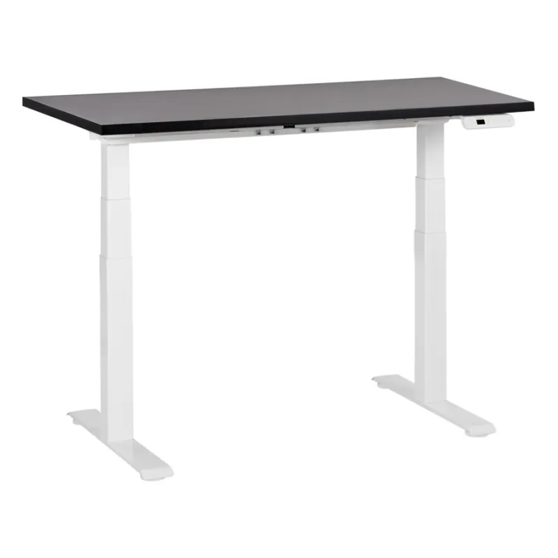 Biurko regulowane elektrycznie 120 x 72 cm czarno-białe destines Bezpieczna płatność