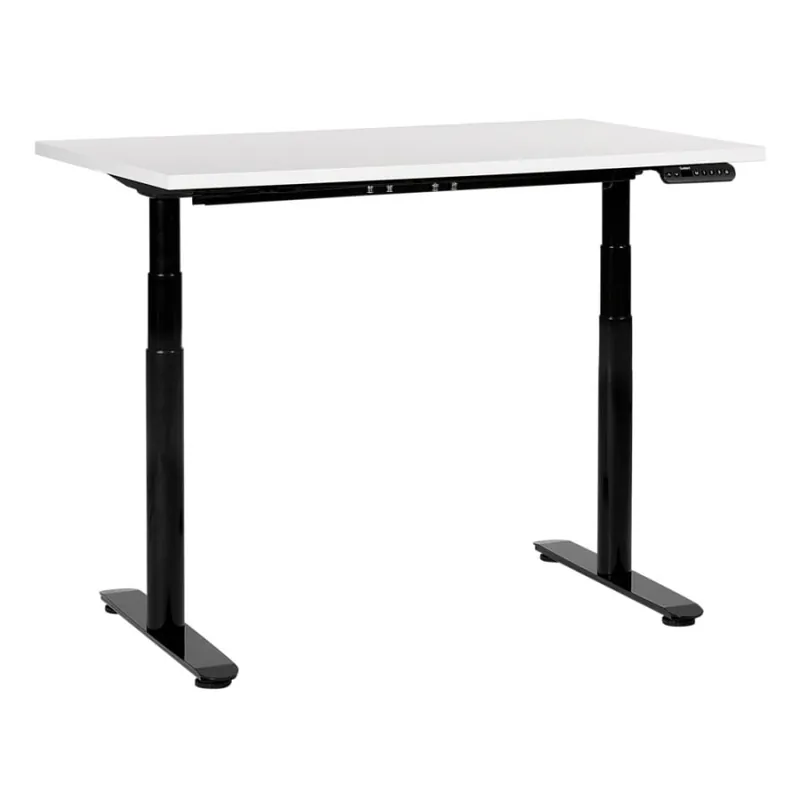 Biurko regulowane elektrycznie 120 x 72 cm biało-czarne destinas Zamów teraz