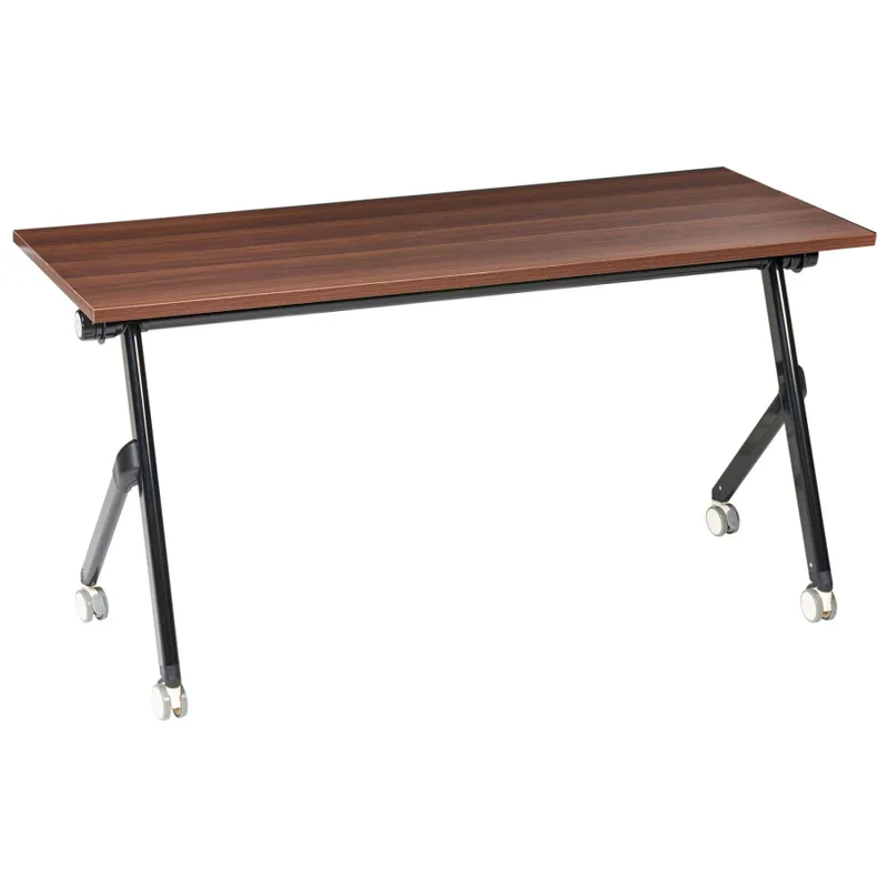 Nowość Składane biurko BENDI Ciemnobrązowy 160 cm 60 cm