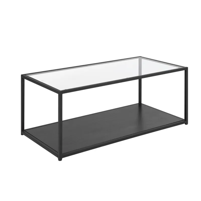 Stolik kawowy szklany czarny MEDORA Oferta czasowa