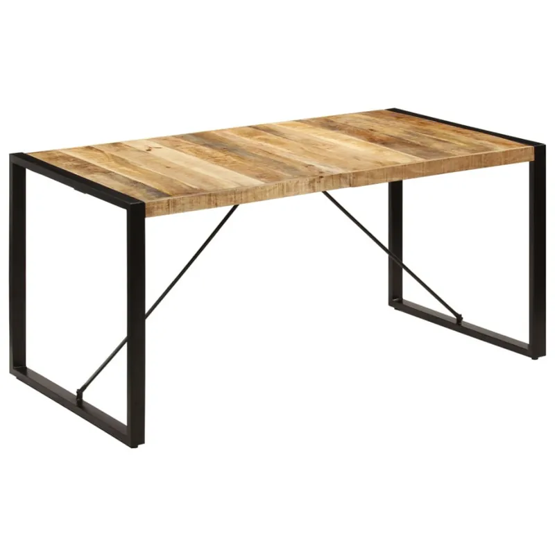 Stół jadalniany, 160 x 80 x 75 cm, lite drewno mango Oferta