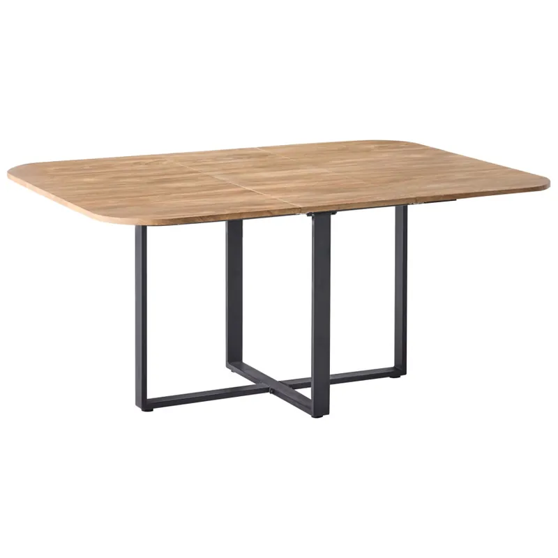 Stół do jadalni rozkładany COOPER Brązowy 120/160 cm 120 cm Wyprzedaż