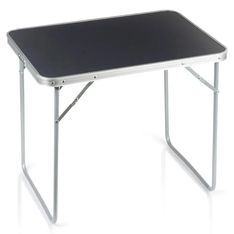 Oferta limitowana Stół turystyczny składany metalowy grafitowy 70x50x60 cm