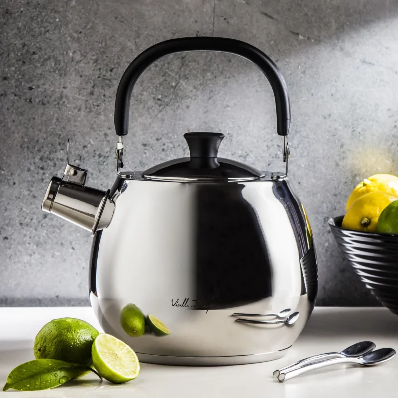 VIALLI DESIGN Bolla 2,5 l srebrny - czajnik ze stali nierdzewnej z gwizdkiem Zamów teraz