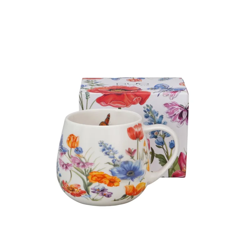 Kubek porcelanowy baryłka DUO KWIATY CLASSIC SPRING 430 ml Hit cenowy
