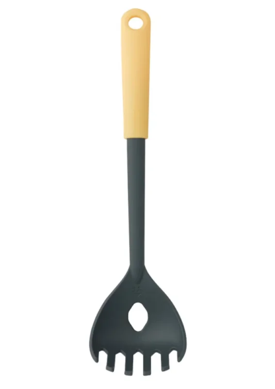 Zamów teraz BRABANTIA Tasty Plus żółta 30,8 cm - łyżka do makaronu / spaghetti nylonowa z miarką
