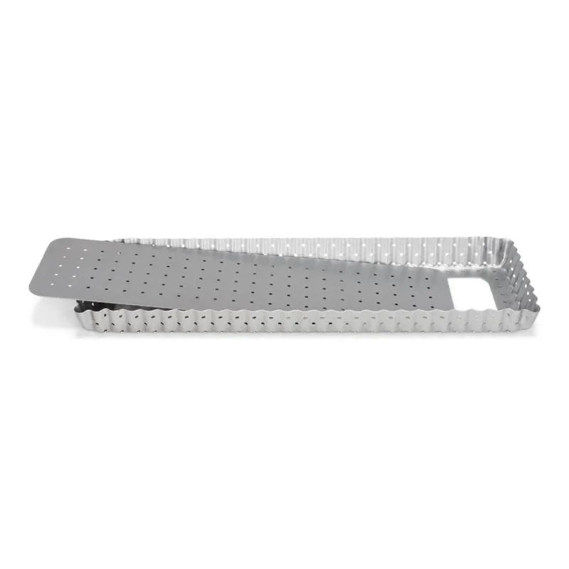 Bezpieczne zakupy PATISSE SILVER-TOP Perforowana forma do tarty, quiche z wyjmowanym spodem 35 x 11 cm