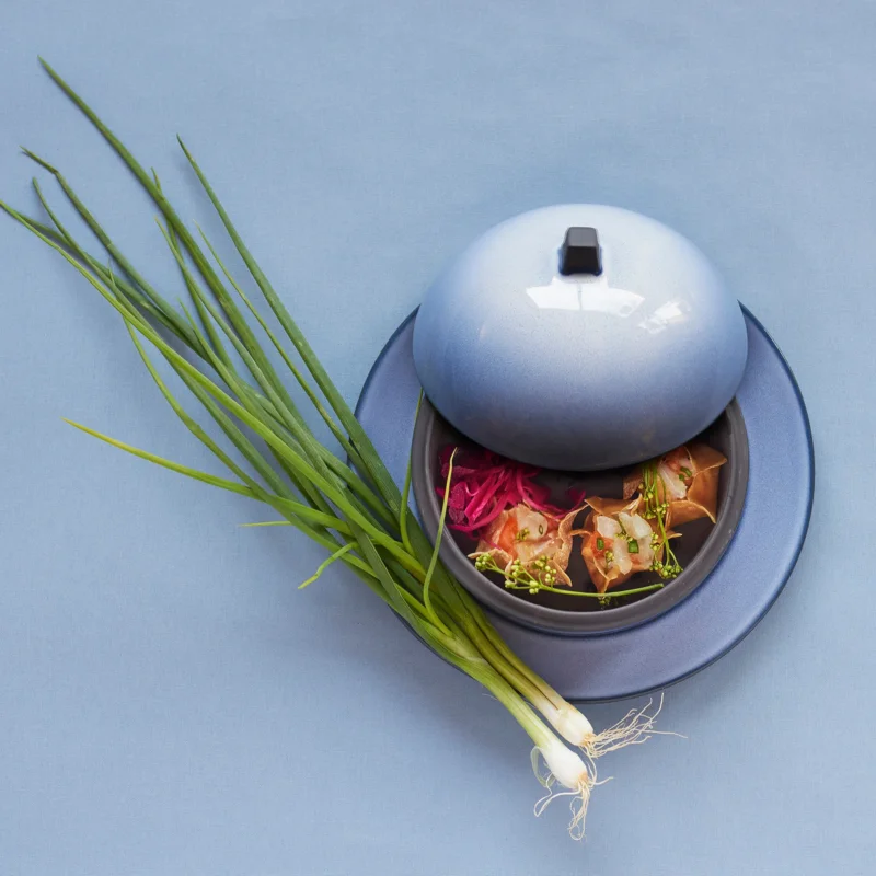 Hit sprzedaży REVOL Exuinoxe Dim Sum niebieskie – naczynie żaroodporne do zapiekania porcelanowe