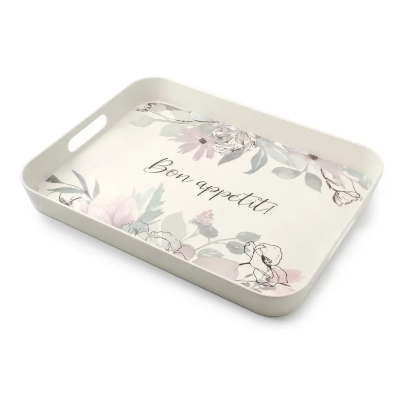 Taca z włókna bambusowego MONDEX BAMBOO BON APPETIT II BEŻOWA 40,5 x 31 cm Najlepsza cena