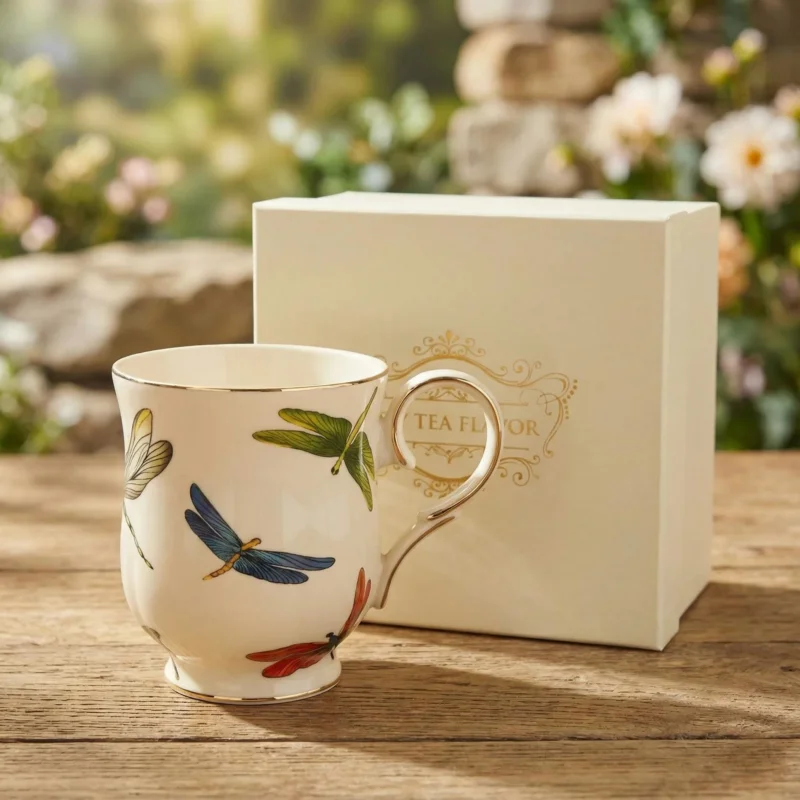 Ostatnie sztuki Kubek porcelanowy DUO ECRU 450 ml