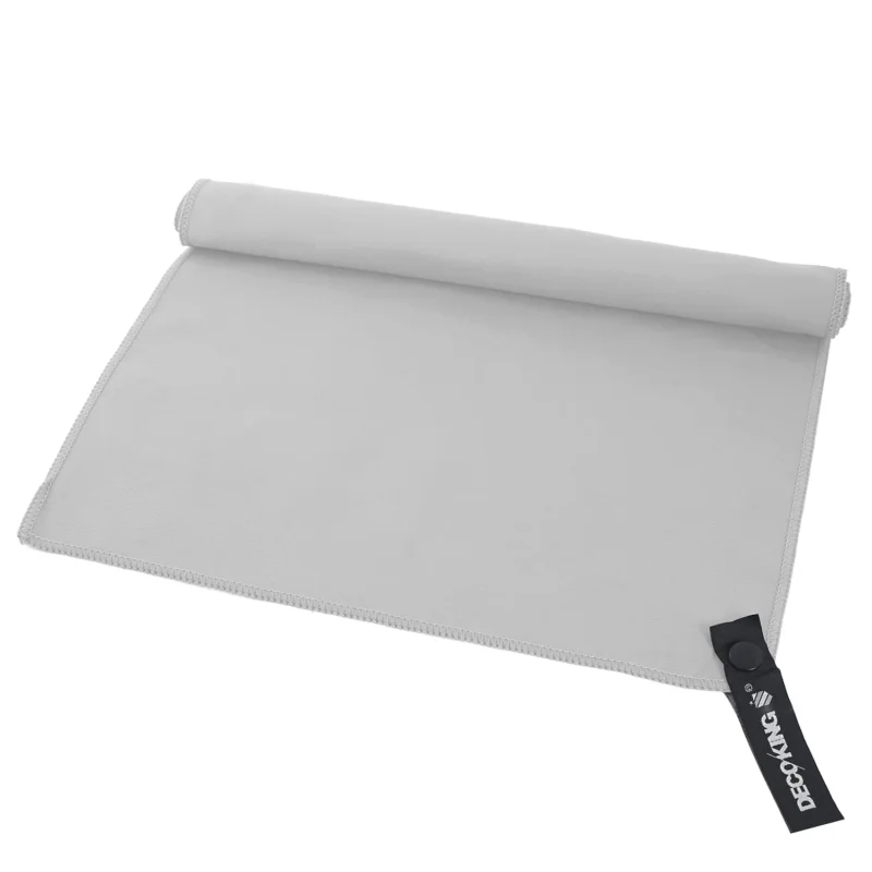 Ręcznik szybkoschnący z mikrofibry DECOKING EKEA SZARY 60 x 120 cm Wysoka jakość