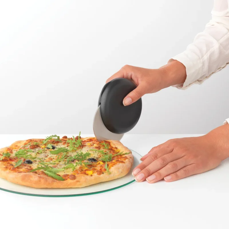 BRABANTIA Tasty Plus szary - nóż do krojenia pizzy ze stali nierdzewnej Wyjątkowa oferta