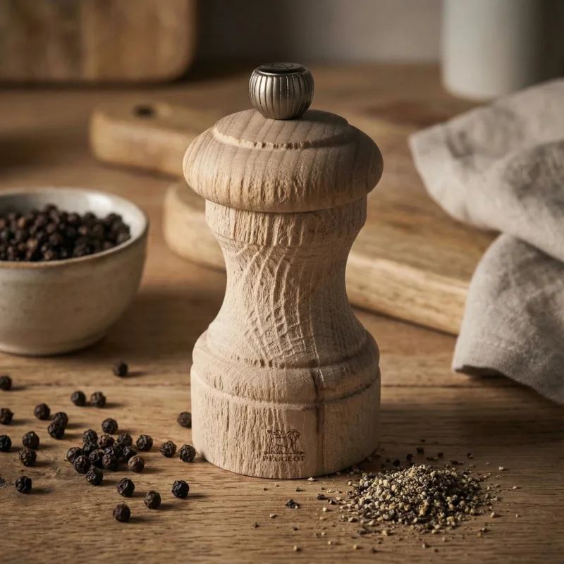 PEUGEOT Bistro Nature 10 cm - młynek do pieprzu drewniany ręczny Darmowy zwrot