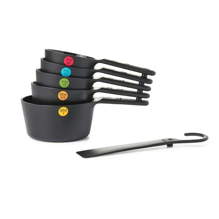 Dostępne od ręki OXO Good Grips - miarki kuchenne ze skrobakiem 6 el.