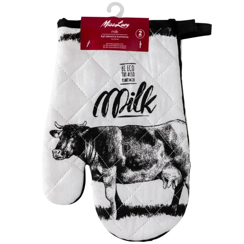 Oferta czasowa Rękawice kuchenne bawełniane MISS LUCY MILK 2 szt.