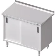 Stalgast Stół przyścienny z drzwiami suwanymi 900x700x850 mm Tani