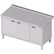 Stalgast Stół przyścienny z szafką (P) drzwi skrzydłowe 1800x700x850 mm Niska cena
