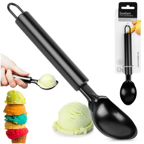 Dodaj do koszyka Gałkownica łyżka do lodów ziemniaków puree kaszy metalowa czarna MATOWA EXCELLENT HOUSEWARE 259738