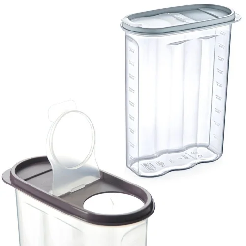 Ekspresowa dostawa Pojemnik na produkty sypkie suche makaron z dozownikiem miarka 2.4L HOBBY LIFE 123703