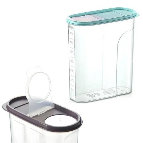 Wysoka jakość Pojemnik na produkty sypkie suche makaron z dozownikiem miarka 4L HOBBY LIFE 123733