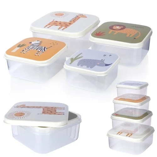 Pojemniki na żywność jedzenie dla dziecka dzieci 4-ele HOME STYLING COLLECTION 259392 Rabat