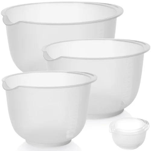 Dostępne od ręki Zestaw misek kuchennych do miksowania z miarką 1.5 / 2 / 2.5L 3 sztuki EXCELLENT HOUSEWARE 259367