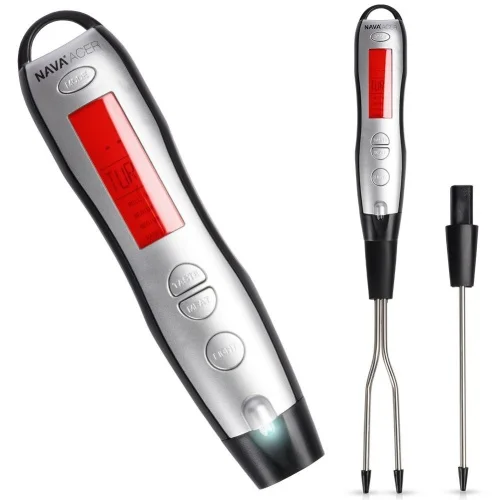 Ograniczona ilość Termometr kuchenny elektroniczny z widelcem i sondą do mięsa timer ACER NAVA 10-274-041