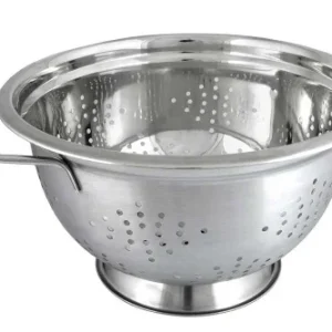 Bezpieczna płatność Stalowy durszlak głęboki 24cm z uchwytami KINGHOFF KH-1237