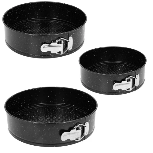 Zamów teraz Zestaw 3 tortownic blaszanych Non-stick 24/26/28cm KRISBERG KS-014