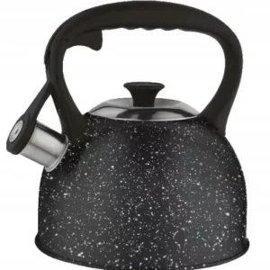 Czajnik stalowy na gaz 2.5L, indukcja, czarny, KRISBERG KS-2593 Szybka dostawa