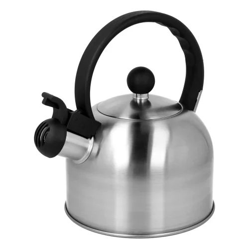 Taniej Czajnik stalowy z gwizdkiem na gaz indukcja mały 1.5L srebrny BRUNBESTE BB-2399