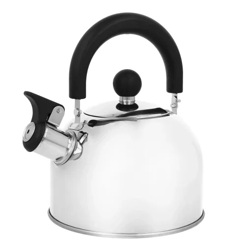 Czajnik stalowy z gwizdkiem na gaz indukcję mały 1.5L srebrny BRUNBESTE BB-1323 Wybór klientów