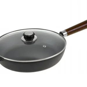 Bestseller Patelnia żeliwna 26cm z pokrywą KRISBERG KS-2566