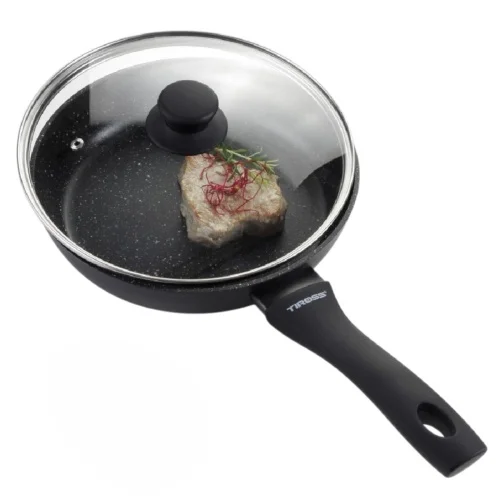 Cena promocyjna Patelnia granitowa do smażenia 26cm na indukcję nieprzywierająca TIROSS TS-2403P