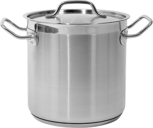 Garnek wysoki z pokrywką ze stali nierdzewnej 20x20cm 6,3l (YG-00002) Rabat