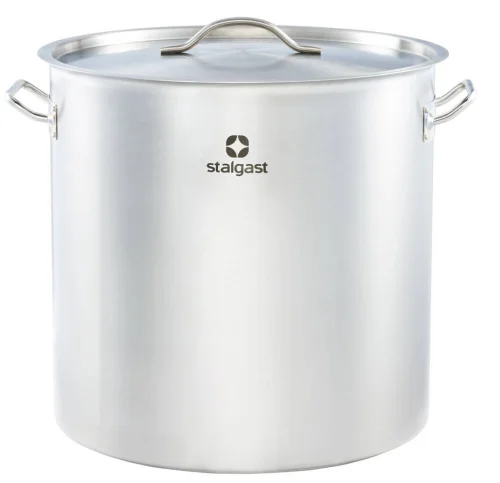 Bezpieczne zakupy Garnek wysoki z pokrywką, stalowy, 脴 450 mm, V 71,6l (011455)