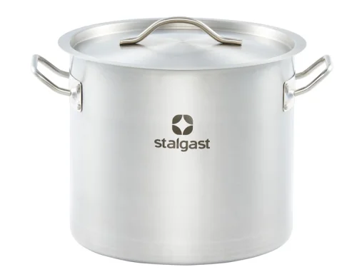 Tylko do końca tygodnia Garnek wysoki z pokrywką, stalowy, 脴 280 mm, V 15,4l (011285)