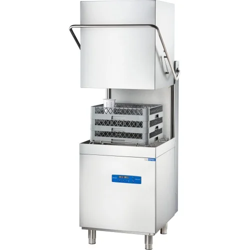 Łatwy zwrot Zmywarko wyparzarka, kapturowa, dozownik płynu myjącego, pompa wspomagająca płukanie, P 10.8 kW, U 400 V (803036)