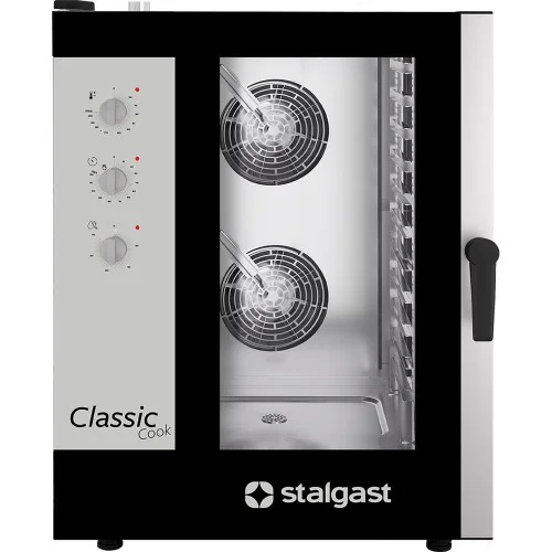 Bestseller Piec konwekcyjno-parowy, STALGAST ClassicCook, manualny, 11xGN1/1, P 18.5 kW (9100049)