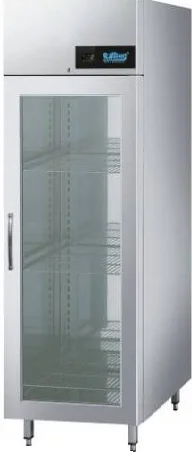 Rilling Szafa mrożnicza 1-drzwiowa przeszklona 462 l z oświetleniem LED ze stali nierdzewnejz centralnym chłodzeniemLinia 690 (AHK OT069 00V1) Dodaj do koszyka