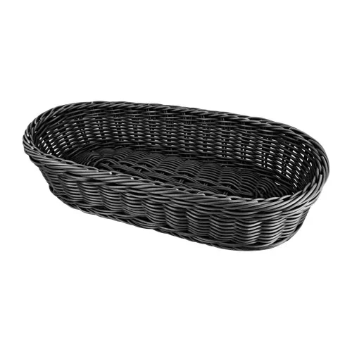 Premium Koszyk uniwersalny polipropylen, czarny, 380x165x80 mm (361382)