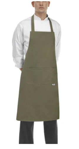Wyjątkowa oferta Fartuch kucharski długi Olive Green (6103022C)