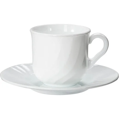 Filiżanka ze spodkiem Ebro kpl - 6szt V 0.25 l (388655) Popularny