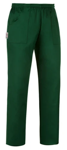 Wybór klientów Spodnie kucharskie COULISSE POCKETS BOTTLE GREEN (3504004C)