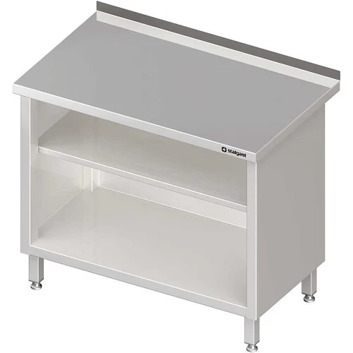 Bestseller Stół przyścienny, zabudowany z 2-ma półkami 500x700x850 mm (980137050)